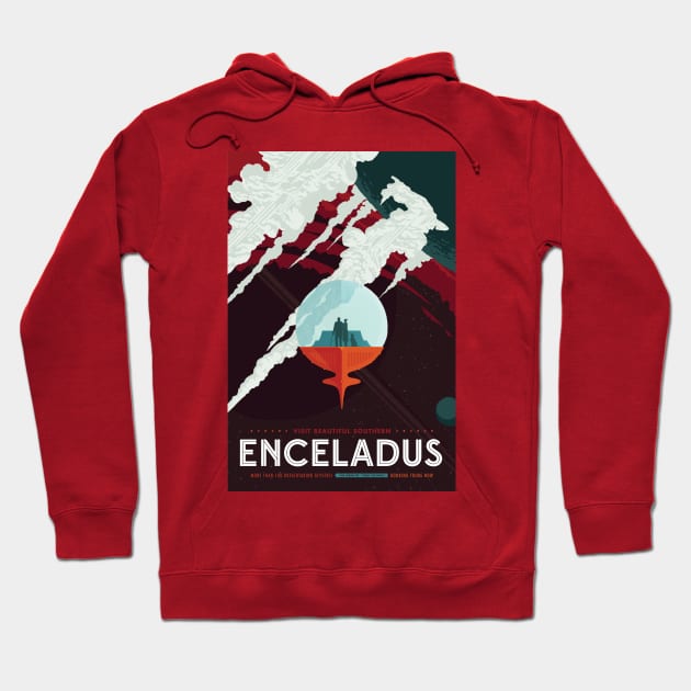 ENCELADUS - NASA Visions of the Future Hoodie by info@dopositive.co.uk